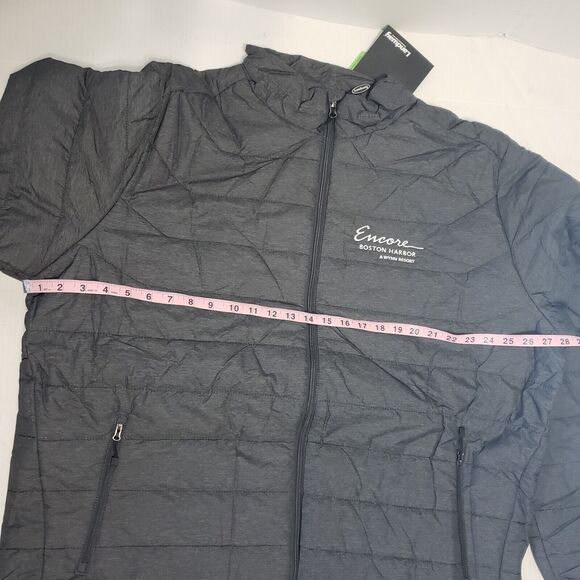Landway Puffer Jacket Mens 4XL Encore Boston Harbor Gray Nylon Polyloft Insulate - Picture 9 of 15
